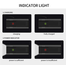 Load image into Gallery viewer, Bike Light Rainproof USB Rechargeable LED Bicycle Light Super Bright Flashlight Rechargeable Bicycle Light Bicycle Front Headlight LED Bike Headlight 3 Light Mode Fits All Bicycles Mountain Road
