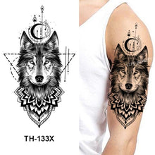 Load image into Gallery viewer, Fashion Temporary Sticker Tiger Tattoo Waterproof Removable Realistic Body Tatoo For Mens
