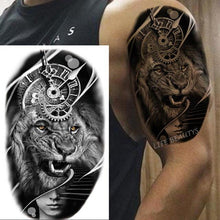 Load image into Gallery viewer, Fashion Temporary Sticker Tiger Tattoo Waterproof Removable Realistic Body Tatoo For Mens
