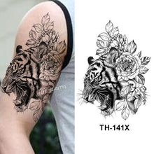 Load image into Gallery viewer, Fashion Temporary Sticker Tiger Tattoo Waterproof Removable Realistic Body Tatoo For Mens

