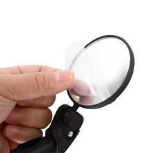 Load image into Gallery viewer, Adjustable 360 Rotation Bike Rearview Mirror Safety Cycling Wide Angle Rear View Bicycle Handlebar Mirrors For 18-22MM Grips Bike Mirror Bicycle Handlebar Rearview Mirrors HD Safety Rear View Mirror Convex Mirror With 360˚Adjustable
