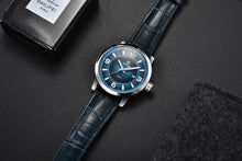 Load image into Gallery viewer, Sports Luxury Watches For Men Quartz Blue Watch Fashion Leather Strap Casual Mens Wrist Watch
