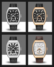 Load image into Gallery viewer, New Quartz Business Mens Luxury Watch Classic Retro Rectangle Analog Waterproof Fashion Leather Strap Wrist Watch

