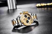 Load image into Gallery viewer, Stainless Steel Sports Men Watch Waterproof Business Chronograph Men Quartz Elegant Design Wristwatches
