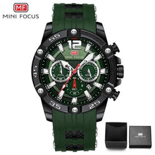 Load image into Gallery viewer, New Fashion Sport Mens Watches Waterproof Silicon Strap Wrist Watch Multifunctional Luminous Hands For Men
