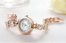 Load image into Gallery viewer, Charming Women Fashion Crystal Watch Elegant Shape Bracelet Strap Luxury Design Quartz Waterproof Womens Wrist Watch
