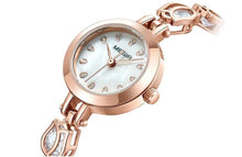 Load image into Gallery viewer, Charming Women Fashion Crystal Watch Elegant Shape Bracelet Strap Luxury Design Quartz Waterproof Womens Wrist Watch
