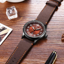 Load image into Gallery viewer, Casual Sport Mens Watch Luxury Green Round Design Waterproof Analog Quartz Classic Fashion Wrist Watch
