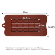 Load image into Gallery viewer, New Silicone Chocolate Mold Triangular Baking Tools Non-Stick Silicone Cake Mould Jelly Candy 3D Molds Kitchen Accessories Break Apart Chocolate Molds Silicone Deep Candy Bar Molds Silicone Shapes
