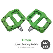 Load image into Gallery viewer, Ultralight Seal Bearings Bicycle Bike Pedals Cycling Nylon Road Pedals Flat Platform Bicycle Parts Accessories Mountain Bike Pedals Ultra Strong Machined Bicycle Flat Alloy Pedals Non-Slip
