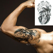 Load image into Gallery viewer, 57 Sheets Temporary Tattoo Stickers Set Waterproof Temporary Tattoo Waist Arm Modern Stylish Big Black Tattoos For Womens Mens
