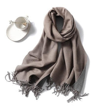 Load image into Gallery viewer, New Fashion Winter Soft Thick Warm Colorful Cashmere Scarf Elegant Escharpe Shawls Scarf Shawls Wraps Lightweight Lady Solid Scarves Fashion Tassels Blanket For Women
