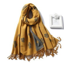 Load image into Gallery viewer, New Fashion Winter Soft Thick Warm Colorful Cashmere Scarf Elegant Escharpe Shawls Scarf Shawls Wraps Lightweight Lady Solid Scarves Fashion Tassels Blanket For Women
