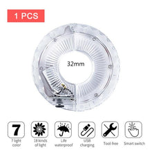 Load image into Gallery viewer, Smart LED Bicycle Wheel Light Bike Front Tail Hub Spoke Lamp Rechargeable Kids Balance Bike Light Colorful Bicycle Hub Light With Optical Design Vibration Sensor USB Rechargeable Waterproof Good Bike Gift For Teenagers
