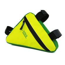 Load image into Gallery viewer, Bicycle Bag Waterproof Bike Triangle Bag Storage Mobile Phone Cycling Bag Bike Tube Pouch Holder Accessories Bike Frame Storage Bag Water Resistant Cycling Handlebar Top Tube Bag Under Seat Pouch Strap-On Adjustable Install Position
