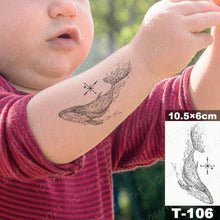 Load image into Gallery viewer, New Waterproof Temporary Tattoo Sticker Deer Animal Flash Tatoo Black Line Body Art Small Decorative Design For Womens Boys
