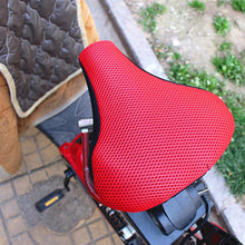 Load image into Gallery viewer, Cushion Replacement Pad Bike Saddle Racing 3D Mesh Anti-Slip Thickened Bicycle Seat Cover Soft Bike Seat Pad Comfort Road Bicycle Seat Covers Spin Bike Cycling Seat Cushions Indoor Outdoor Saddle
