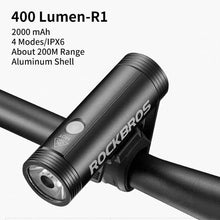 Load image into Gallery viewer, Bike Light Front Lamp USB Rechargeable LED 4800mAh Bicycle Light Waterproof Bicycle Light Set USB  Rechargeable Super Bright Bike Headlight For Night Riding Bracket 1000LM
