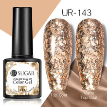 Load image into Gallery viewer, Popular 2022 Modern New Elegant Silver Purple Nail Gel Polish 7.5ml UV Manicuring Elegant Glossy Colororful Stylish Nail Design For Women
