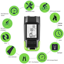 Load image into Gallery viewer, 4000mAh Bike LED Lights Bicycle Computer With Horn USB Rechargeable Flashlight Bike Speedometer Waterproof USB Rechargeable Bicycle Computer With Loud Bike Bell Waterproof Bike Odometer
