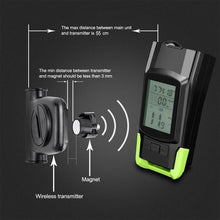 Load image into Gallery viewer, 4000mAh Bike LED Lights Bicycle Computer With Horn USB Rechargeable Flashlight Bike Speedometer Waterproof USB Rechargeable Bicycle Computer With Loud Bike Bell Waterproof Bike Odometer
