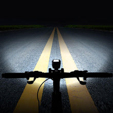 Load image into Gallery viewer, 4000mAh Bike LED Lights Bicycle Computer With Horn USB Rechargeable Flashlight Bike Speedometer Waterproof USB Rechargeable Bicycle Computer With Loud Bike Bell Waterproof Bike Odometer
