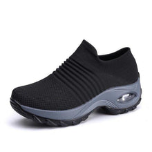 Load image into Gallery viewer, Womens Breathable Sneakers New Mesh Women Shoes Slip-On Air Cushion Casual Walking Shoes Lightweight Breathable Mesh Athletic Running Shoes Fashion Slip-on Sock Sneakers
