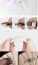 Load image into Gallery viewer, Bike Spoke Light Bicycle Wire Tyre Silicone LED Cycling Wheel Wire Warning Glowing Lamp Ultra Bright Waterproof Bicycle Spoke Lights Cycling Decoration Safety Warning Tire Strip Light
