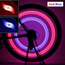 Load image into Gallery viewer, Bike Spoke Light Bicycle Wire Tyre Silicone LED Cycling Wheel Wire Warning Glowing Lamp Ultra Bright Waterproof Bicycle Spoke Lights Cycling Decoration Safety Warning Tire Strip Light
