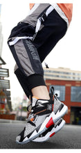 Load image into Gallery viewer, Unisex Modern Breathable Soft High Top Basketball Shoes Outdoor Street Sneakers Men Fashion Rainbow Basketball Shoes Fashion Sports Shoes Breathable Non-Slip Soft Sneakers
