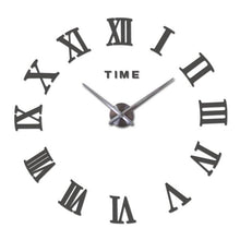 Load image into Gallery viewer, Wall Clock Promotion New Home Decor Large Roman Mirror 3D Wall Clock Mirror Surface Decorative Clock Large Wall Sticker Clock for Living Room Bedroom Office Home Decorations Fashion  Modern Quartz Clocks Living Room  Sticker Watch

