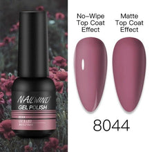 Load image into Gallery viewer, NEW TREND Modern fashion Red Gel Nail Polish For Nails  Permanent UV LED 8ml Matte Glossy High Quality Fashion Design For Women and Ladies

