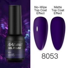 Load image into Gallery viewer, NEW TREND Modern fashion Red Gel Nail Polish For Nails  Permanent UV LED 8ml Matte Glossy High Quality Fashion Design For Women and Ladies
