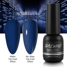 Load image into Gallery viewer, NEW TREND Modern fashion Red Gel Nail Polish For Nails  Permanent UV LED 8ml Matte Glossy High Quality Fashion Design For Women and Ladies
