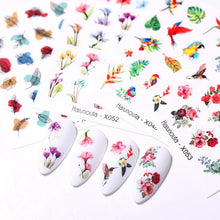 Load image into Gallery viewer, Nails Sticker Nail Art Decorations Flowers Leaves Decals Water Transfer Sliders Woman Face Fruit Foil Manicures Wraps  Water Transfer Nail Decals Sticker For Pretty Girl Self-Adhesive Nail Decals Designer Nail Stickers for Acrylic Decal
