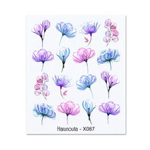 Load image into Gallery viewer, Nails Sticker Nail Art Decorations Flowers Leaves Decals Water Transfer Sliders Woman Face Fruit Foil Manicures Wraps  Water Transfer Nail Decals Sticker For Pretty Girl Self-Adhesive Nail Decals Designer Nail Stickers for Acrylic Decal
