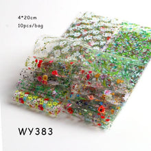 Load image into Gallery viewer, Holographic Nail Foil Transfer Set Sticker Decal Nail Art Foils Designer Marble Nail Decoration Sliders Wraps Manicure  Women Kids Girls Manicure Decoration Nail Art Supplies 3D Self-Adhesive Nail Decals Designer Nail Stickers for Acrylic Nails
