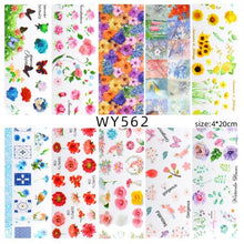 Load image into Gallery viewer, Holographic Nail Foil Transfer Set Sticker Decal Nail Art Foils Designer Marble Nail Decoration Sliders Wraps Manicure  Women Kids Girls Manicure Decoration Nail Art Supplies 3D Self-Adhesive Nail Decals Designer Nail Stickers for Acrylic Nails
