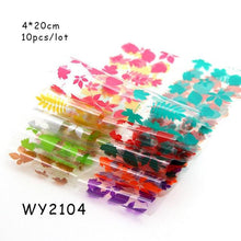Load image into Gallery viewer, Holographic Nail Foil Transfer Set Sticker Decal Nail Art Foils Designer Marble Nail Decoration Sliders Wraps Manicure  Women Kids Girls Manicure Decoration Nail Art Supplies 3D Self-Adhesive Nail Decals Designer Nail Stickers for Acrylic Nails
