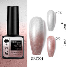 Load image into Gallery viewer, Thermal Shiny Nail Polish Change Color Effect Gel UV Semi Permanent Stylish Three Layer Effect For Womens
