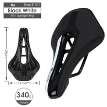 Load image into Gallery viewer, Bike Saddle Mountain Road Bike Seat PU Leather Gel Filled Cycling Cushion Comfortable Shockproof Bicycle Saddle Seat Cushion For Men Comfort Bike Saddle Anti-Slip Bicycle Saddle Waterproof Bicycle Seat For Mountain Bike Seat
