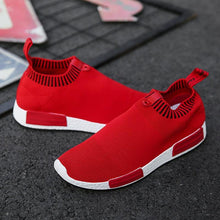 Load image into Gallery viewer, Men's Breathable Running Shoes Casual Fashion Outdoor White Espadrilles Sports Shoes Light Socks Lightweight Breathable Walking Running Shoes Mesh Workout Casual Sports Men's Jogging Sneakers
