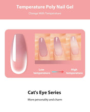 Load image into Gallery viewer, New Poly Nail Polish Gel Extension Glitter Gel Nails Manicure Design UV Reflective Diamond Shine
