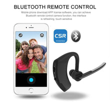 Load image into Gallery viewer, Elegant Black Bluetooth Earphone Wireless Stereo HD Mic HiFi Headphones Bluetooth Comfort Handsfree Driving Headset Ideal Standby Time Single In Ear Headset For Worm Driving
