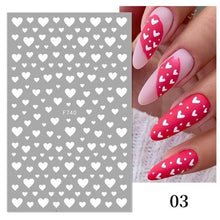 Load image into Gallery viewer, Gold 3D Nail Sticker Curve Stripe Lines Nails Stickers Gradient Adhesive Striping Tape Nail Foil Nail Art Stickers Decals Silver Strip Line Nail Decal Self-Adhesive 3D Wave Decal Decoration Metallic Curve Design Decoration for Women Girls
