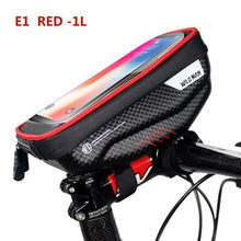 Load image into Gallery viewer, Bike Bag Frame Front Top Tube Waterproof Hard Shell Cycling Bag Touch Screen Phone Case Bicycle Accessories Bike Phone Mount Bag Cycling Waterproof Front Frame Top Tube Handlebar Bag With Touch Screen Holder Case
