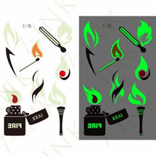 Load image into Gallery viewer, Fashion Luminous Sticker Tattoos Waterproof Temporary Different Luxury Tattoos For Womens Mens Kids
