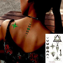Load image into Gallery viewer, Fashion Luminous Sticker Tattoos Waterproof Temporary Different Luxury Tattoos For Womens Mens Kids
