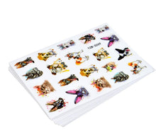 Load image into Gallery viewer, Water Decal Nail Art Decorations Nail Sticker Tattoo Full Cover Beauty Decals Manicure Supplies Accessories  Women Kids Girls Manicure Decoration Nail Art Supplies 3D Self-Adhesive Nail Decals Designer Nail Stickers for Acrylic Nails
