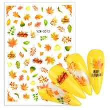 Load image into Gallery viewer, Water Decal Nail Art Decorations Nail Sticker Tattoo Full Cover Beauty Decals Manicure Supplies Accessories  Women Kids Girls Manicure Decoration Nail Art Supplies 3D Self-Adhesive Nail Decals Designer Nail Stickers for Acrylic Nails
